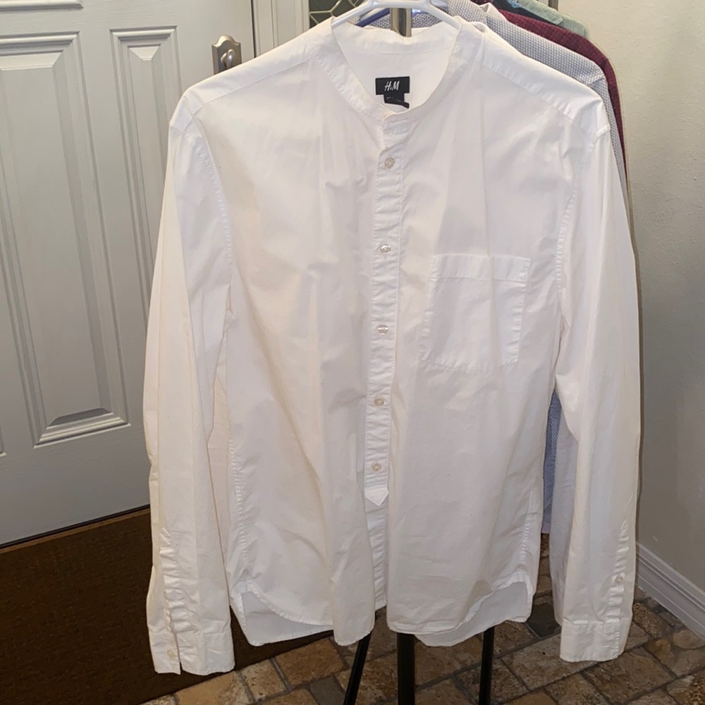 Indian style no collar - nice shirt worn once